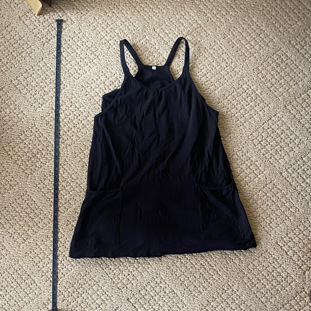 Sleek Black Mini Dress with shorts